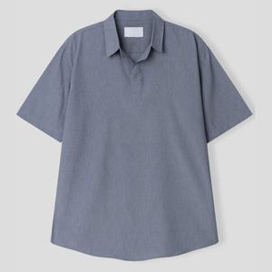 [리빌모아]남자 링클프리 린넨 혼방 반팔 티셔츠 ET5-KAH-Q004-