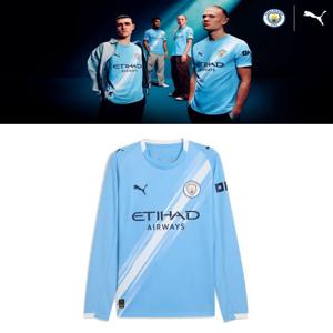 25/26 맨체스터 시티 홈 레플리카 져지 긴팔 유니폼 780339 01
