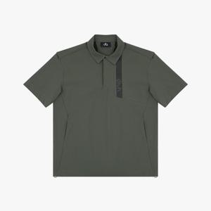 드루 골프 남성 하이브리드 우븐 반팔 티셔츠 DM52ST34_KH