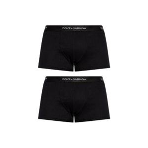 돌체앤가바나 로고 허리띠 복서 팬츠 2개 팩 M9D87JONN96 N0000 TP934644822