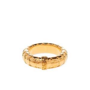 25 FW 베르사체 그레카 인그레이빙 링 10205451A00620 TP438150811