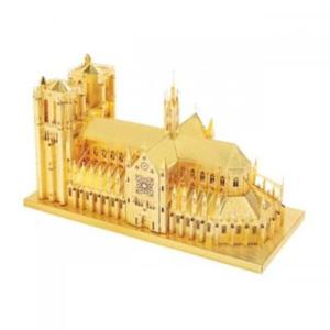 아트박스/메탈투어 3D 메탈미니 파리 노트르담 성당(골드)
