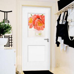 아트박스/꾸밈 ia748-창문패널행복의모란꽃_현관문시트지