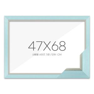 아트박스/퍼즐사랑 퍼즐액자 47x68 고급형 모던블루