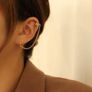 아트박스/이룸 심플 투핀 라이닝 이어커프 귀찌 귀걸이