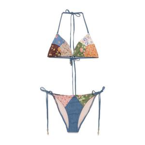 짐머만 멀티컬러 홀터넥 타이 패스너 비키니 세트 4306WSS252 S