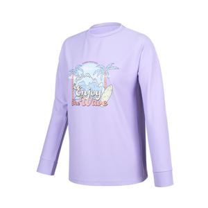 [레노마수영복]여성 웨이브 긴팔 래쉬가드 오버핏 CS2F954