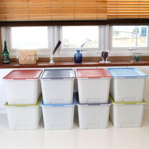 아트박스/올리오 대용량 화이트블럭 리빙박스 110L 1개