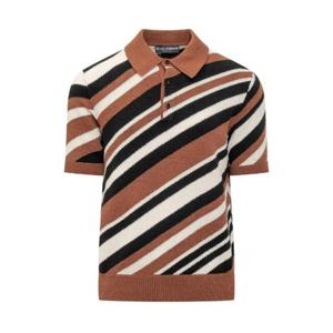 돌체앤가바나 스트라이프 반팔 폴로 셔츠 GXZ64TJFMMS M9492 TP934458042