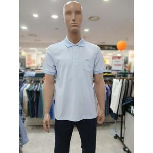 크로커다일 세이브존05 피케이 솔리드 요꼬에리 스카이블루반팔 티셔츠 ABTP2701 31