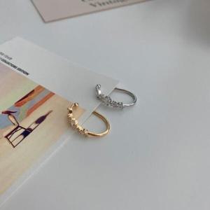 아트박스/이룸 미니멀 포에어 큐빅 이어커프 귀찌 귀걸이