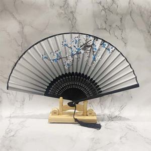 휴대용 접이식 실크 대나무부채 LM-0323