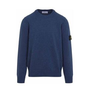 스톤 아일랜드 5100072 리버스 스티치 리테일 램스울 크루넥 스웨