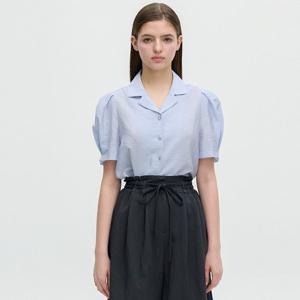 [올리브데올리브]볼륨소매 버튼 블라우스 (OH5MB582)