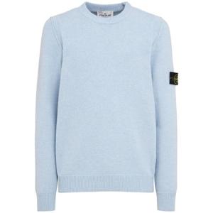 스톤아일랜드 울 혼방 크루넥 스웨터 82I-3FL051