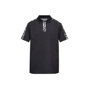 베르사체 진 쿠튀르 바로코 프린트 반팔 폴로 셔츠 79GAG625JS514 899 TP945204033