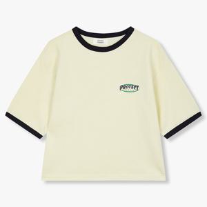 [톰보이] 컬러 패치 링거 티셔츠 9175322991