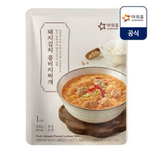 아워홈 돼지김치 콩비지찌개 300g 12입