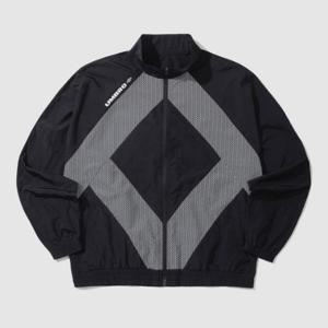 M 엄브로바람막이 CQK UP321CJK81-BLK RAVE 나일론메탈 스탠넥 바람막이 집업 자켓 / BLACK