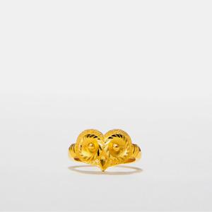 [베티블루] 995 999 24K 순금 하트 너구리 칸쵸 부엉이 여성 여자 11.25g 금 링 반지