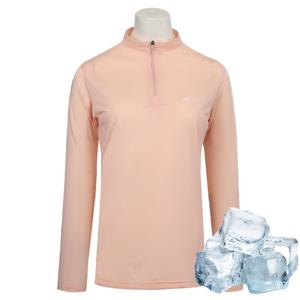 여자 여름 아이스 쿨 등산 긴팔 티셔츠 DWW-MOS-412-핑크