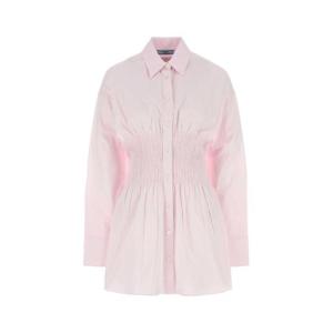 프라다 여성 연핑크 포플린 긴팔 셔츠 P401IRSOOO1XV2 F0442