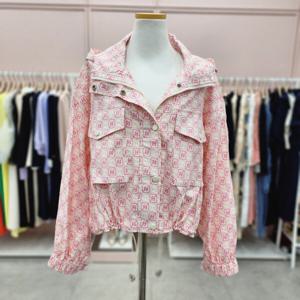 [샤틴]후드넥 집업 패턴프린팅 바람막이점퍼S233C102A_JK