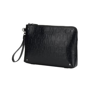 남성 패턴 프린트 파우치 (BGEMGP203_BK)