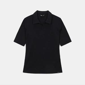 [네파 (행사)]여성 여름 골지 오픈넥 반팔 카라 티셔츠 7K45249