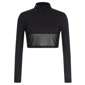 샵앤) 여성 국산 쿨 스판 이너 긴팔 골프티셔츠 SH-WSH-20779-블랙