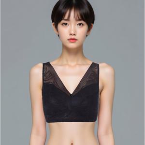 [비비안(언더웨어)]시원한 페이즐리 자가드 햄원단 부직포 브라탑 RU7373B