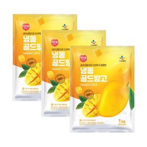 CJ프레시웨이 이츠웰 냉동골드망고1Kg x 3개