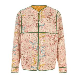 발렌티노 플로럴 패턴 자수 리넨 셔츠 7V3ABR70B1C QD7