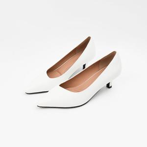 [신난다슈]여성 구두 펌프스 힐 5cm 여자 스틸레토 힐 소가죽 발편한 쿠션 BS25099 화이트