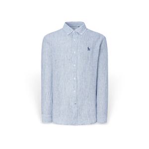 [헤지스] 남성 린넨 스트라이프 긴소매셔츠 HZSH5C105N2