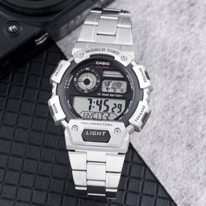카시오 AE-1400WHD-1A 군용 군인 전자 방수 스포츠 남자 메탈 시계 c