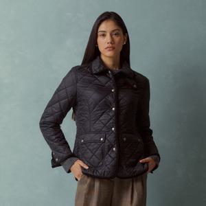 [브룩스브라더스] [여성] 퀼팅재킷 (블랙) (BBOPWBF401)
