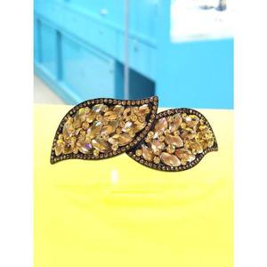 로뎀 세이브존05 프랑스 스와로브스키 나뭇잎 자동핀(샴페인)1 RDC24030092