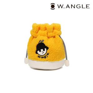 [와이드앵글]   WWU22P02Y7   여성 WG 플리스 캐릭터 파우치 (Mustard)
