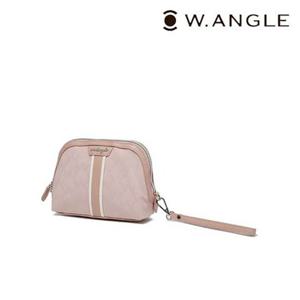 [와이드앵글]  WWU22P01P3  여성 WL 패턴 자가드 파우치 (Indian Pink)