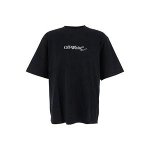 오프화이트 반팔 티셔츠 OMAA120F25JER00C1001 Black