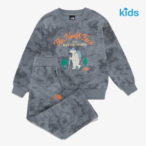 노스페이스키즈 트레일메이트 스웻 세트-NM5MR60S