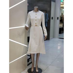 [미니멈]MARIO스윗 하트넥 벨티드 원피스 MXCAWO7470