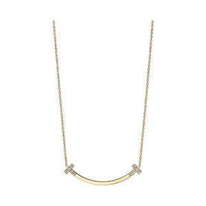 티파니 앤 코 티파니 T 스마일 펜던트 미디움 옐로우 골드 7495727774957269