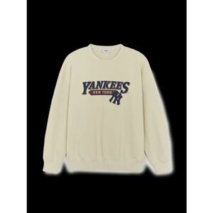 [MLB]바시티 빈티지 레터 그래픽 맨투맨(3AMTV0554)