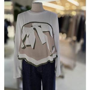 [ZOOC] 스카프 레이어드 티셔츠 (Z253MSM032)