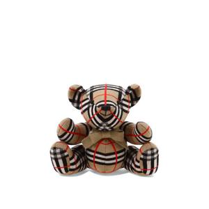 BURBERRY KIDS 8043135 Check Sitting Bear  puppet