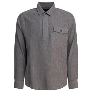 VINCE M11811599099HFG Herringbone shirt