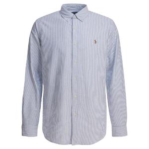 POLO RALPH LAUREN 710792041004BLUEWHITE STRIPE Oxford  shirt