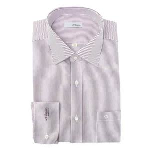 (듀퐁)25년 FW 신상 -SE5FM11LS111SPU(퍼플)- 일반핏 스트레치 스트라이프 긴팔셔츠